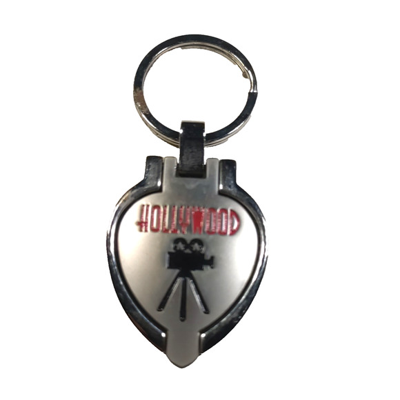 Hollywood Photo Magnet Photos Case Hidden Compartment Keychain - Picture 1 of 5